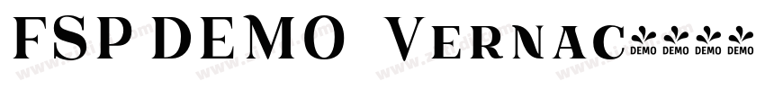 FSP DEMO   Vernac字体转换
